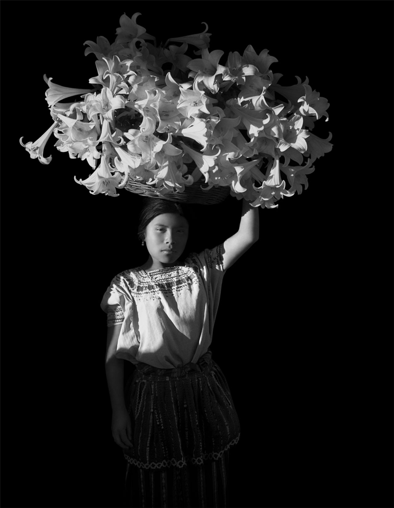 "Basket of Light, Sumpango, Guatemala" (1989) by Mexican photographer Flor Garduño