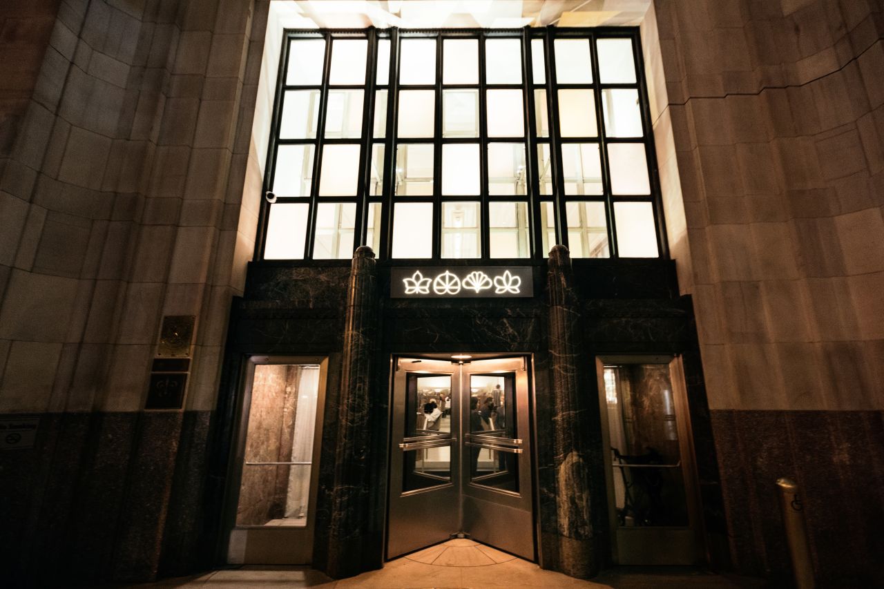 The entrance of Eleven Madison Park