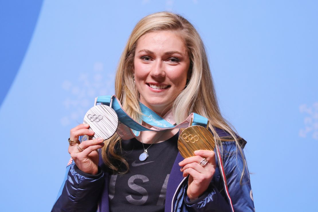 Mikaela Shiffrin won gold and silver in the Winter Olympics in Pyeongchang in February. 