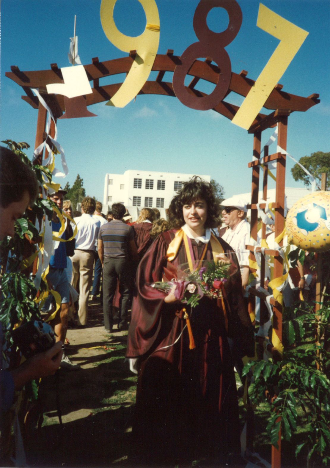 Katia Hetter at her high school graduation.