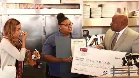 Evoni Williams received a $16,000 scholarship to Texas Southern University, where she plans to study business administration. 