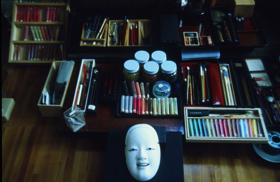 "Humans try to hide their emotions," Morita said. "But masks don't tell you anything (so) I can depict what I want."