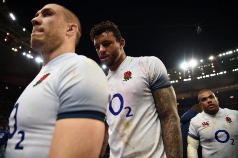 For England, things went from bad to worse. The pre-tournament favorite suffered a second loss of the campaign, going down 19-16 to France in Paris. 