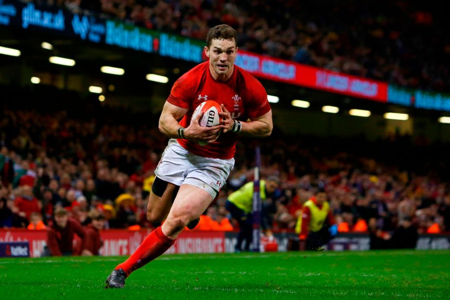 George North made his first start of the campaign, bagging two of his side's five tries. 