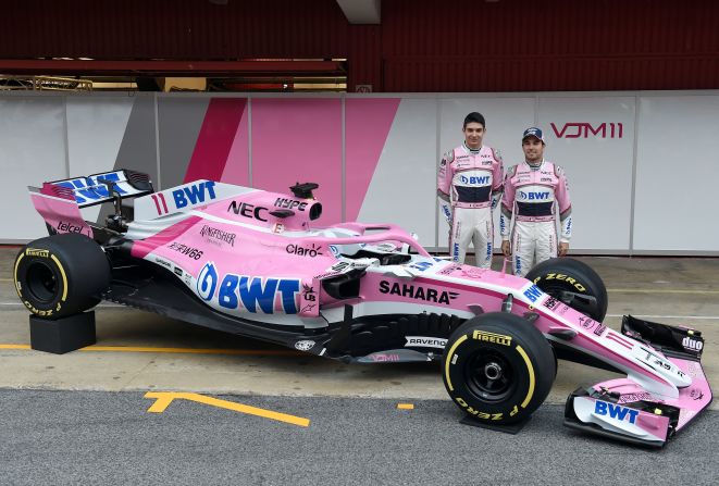 Sergio Perez (Mexico), Esteban Ocon (France)