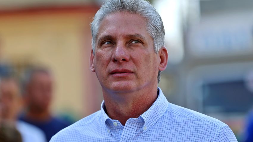 Cuba's First Vice-President Miguel Diaz-Canel queues at a polling station in Santa Clara, Cuba, during an election to ratify a new National Assembly, on March 11, 2018. 
Cubans vote to ratify a new National Assembly on Sunday, a key step in a process leading to the election of a new president, the first in nearly 60 years from outside the Castro family. The new members of the National Assembly will be tasked with choosing a successor to 86-year-old President Raul Castro when he steps down next month.
 / AFP PHOTO / POOL / Alejandro Ernesto        (Photo credit should read ALEJANDRO ERNESTO/AFP/Getty Images)