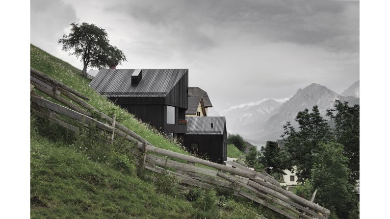 <strong>La Pedevilla, Enneberg, South Tyrol, Italy: </strong>In the heart of the Dolomite mountains, this property is blessed with large windows showcasing the landscape.