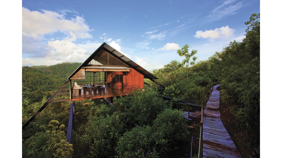 <strong>The Ark, Matugama, Sri Lanka: </strong>Bedaux highlights "The Ark," a tree-topped property surrounded by rainforest and offering views of the jungle and wild birds below.