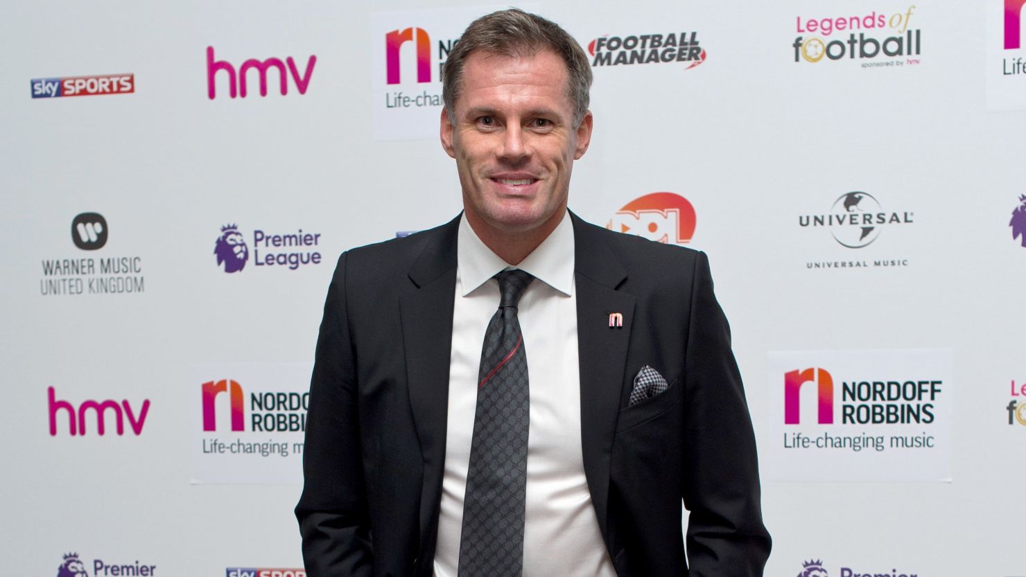 Jamie Carragher has been suspended by Sky Sports for spitting at a football fan and his daughter.