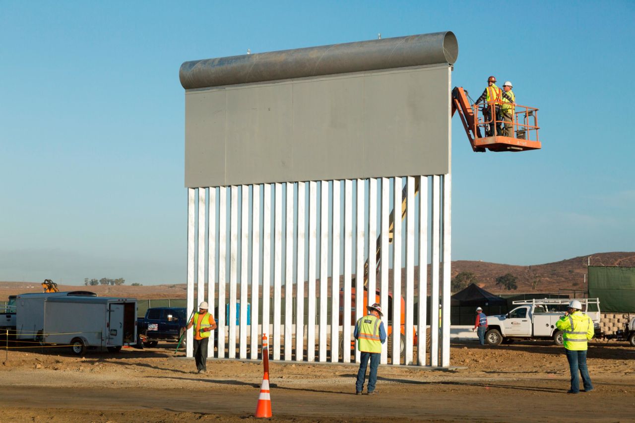 This $486,411 prototype was built by KWR Construction of Sierra Vista, Arizona. Customs and Border Protection is evaluating eight potential barriers in San Diego and may use characteristics of them in future construction along the border.