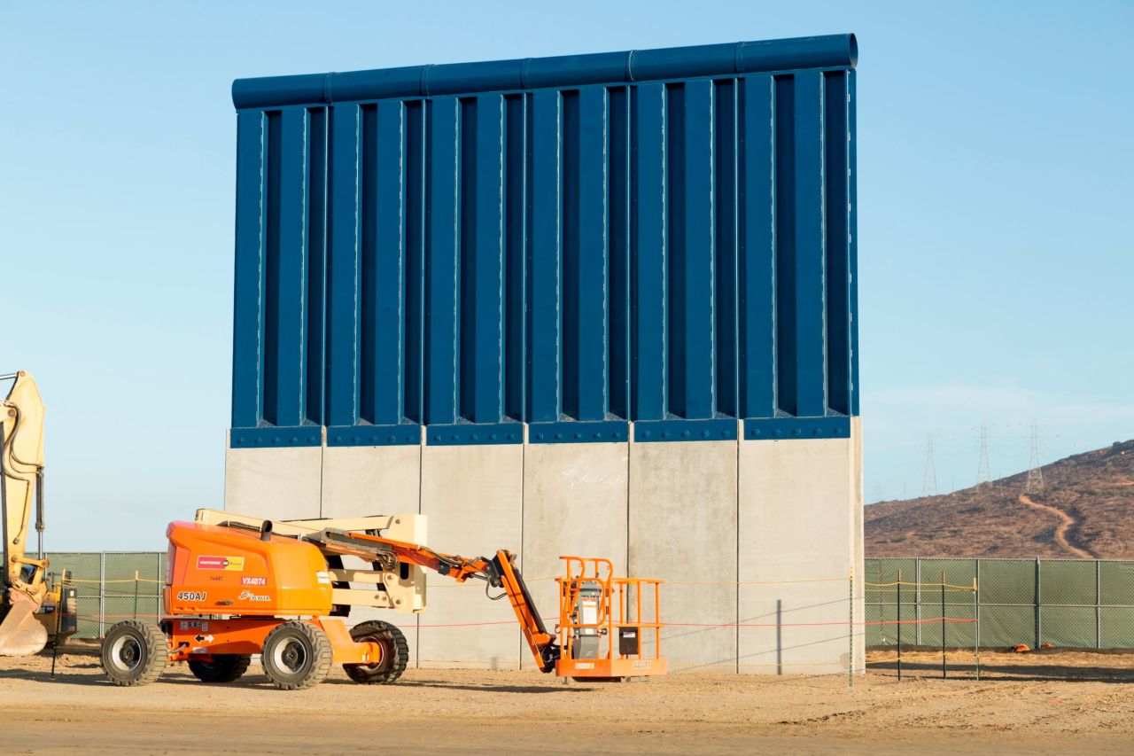 This $406,319 prototype was built by ELTA North America of Annapolis Junction, Maryland. Customs and Border Protection is evaluating eight potential barriers in San Diego and may use characteristics of them in future construction along the border.