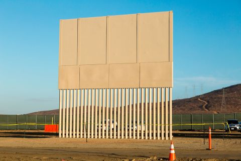 This $320,000 prototype was built by Caddell Construction Co. of Montgomery, Alabama. Customs and Border Protection is evaluating eight potential barriers in San Diego and may use characteristics of them in future construction along the border.