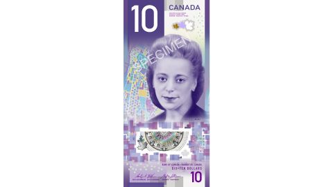 Canada's new $10 note featuring Viola Desmond.