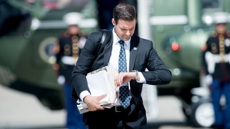 Former Trump aide John McEntee appears before grand jury on Trump-related investigations
