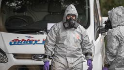 SALISBURY, ENGLAND - MARCH 12:  Investigators in protective clothing remove a van from an address in Winterslow near Salisbury, as police and members of the armed forces continue to investigate the suspected nerve agent attack on Russian double agent Sergei Skripa on March 12, 2018 in Wiltshire, England.  Sergei Skripal who was granted refuge in the UK following a 'spy swap' between the US and Russia in 2010 and his daughter remain critically ill after being attacked with a nerve agent.  (Photo by Matt Cardy/Getty Images)