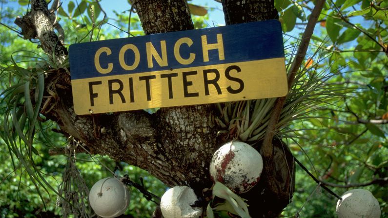 <strong>Conch fritters:</strong> The island delicacy was King's go-to lunch when he visited Bimini.