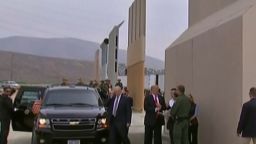 border wall prototypes trump tour