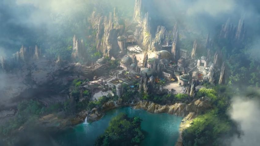 Disney Star Wars land construction