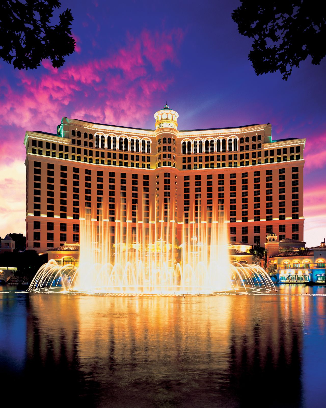 <strong>Fountains of Bellagio. </strong>With water that dances like ballerinas and cannons that shoot water hundreds of feet in the air, the fountains that span the lake in front of Bellagio Las Vegas have become one of the most iconic Vegas sights.  