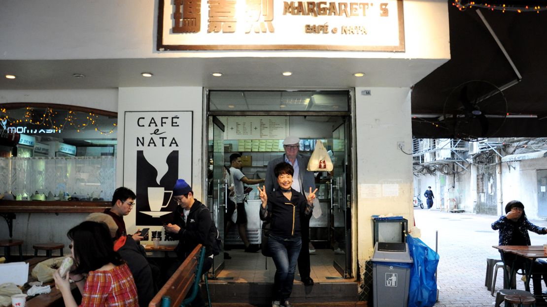 David Higgins took CNN Travel to visit some of his friends, including Margaret of Margaret's Cafe e Nata -- another Macau favorite.