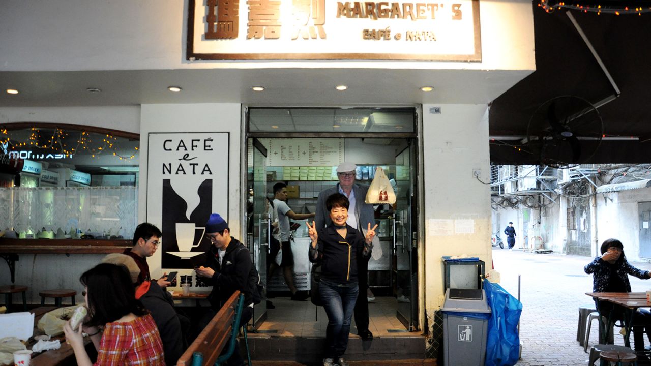 David Higgins took CNN Travel to visit some of his friends, including Margaret of Margaret's Cafe e Nata -- another Macau favorite.