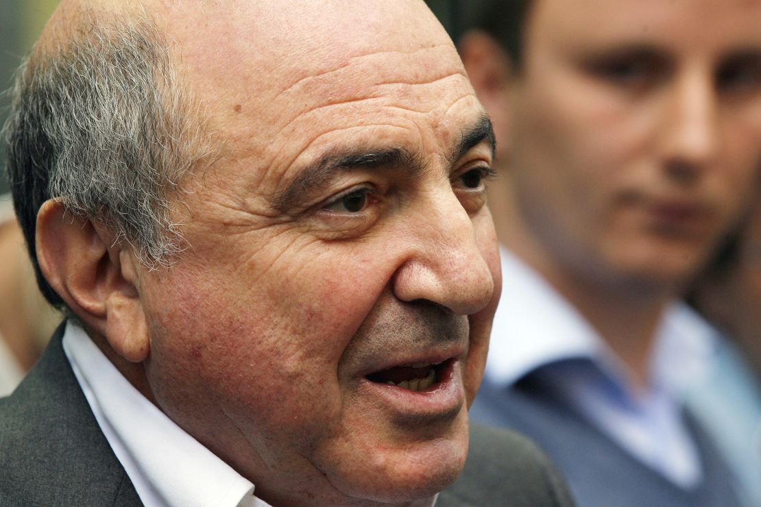 Boris Berezovsky outside London's Royal Courts of Justice in 2012. 
