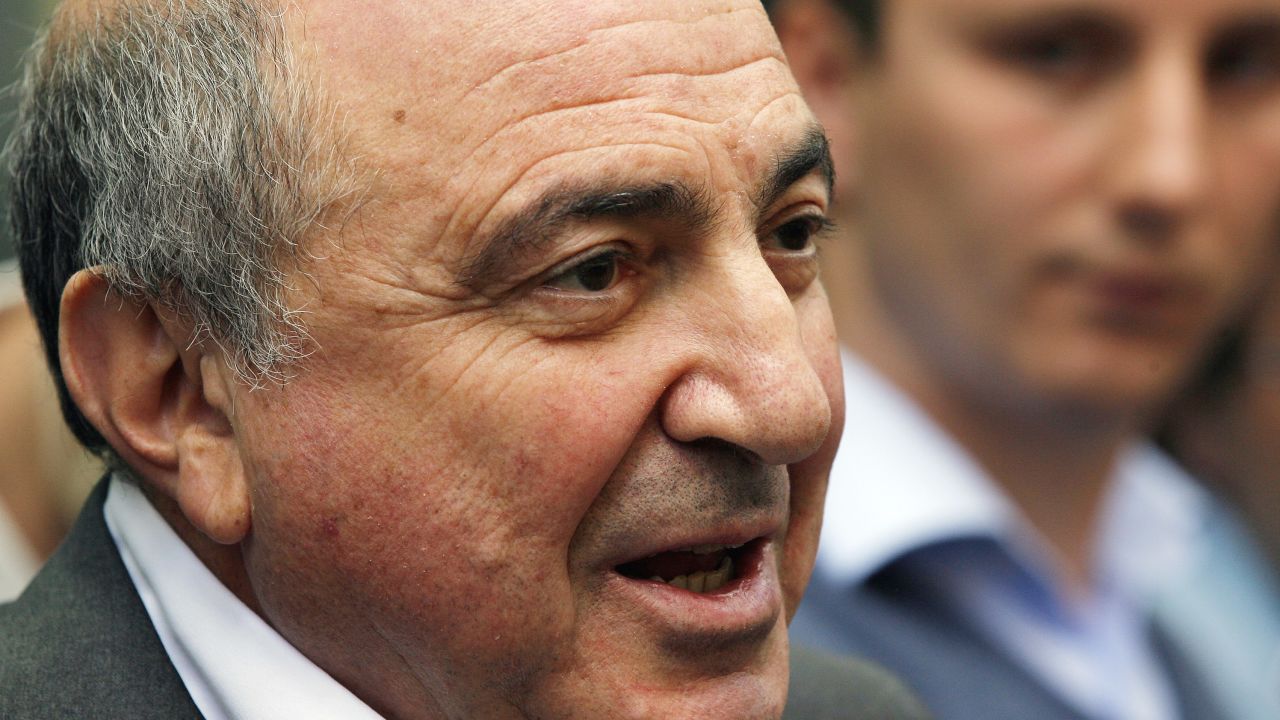 Boris Berezovsky outside London's Royal Courts of Justice in 2012. 