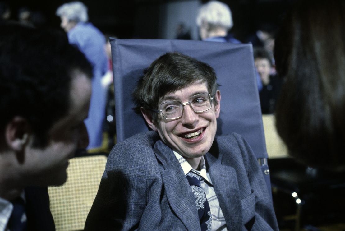 Cosmologist Stephen Hawking on October 10, 1979, in Princeton, New Jersey.