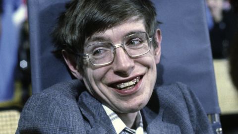 Cosmologist Stephen Hawking on October 10, 1979, in Princeton, New Jersey.