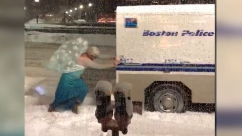 "Elsa" Boston snow