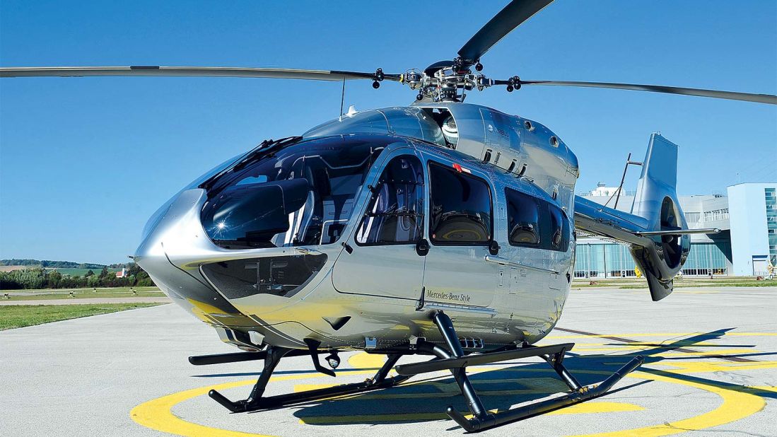 <strong>Airbus H145: </strong>A roomier model than the H130, this helicopter can hold up to 10 passengers and two pilots. 