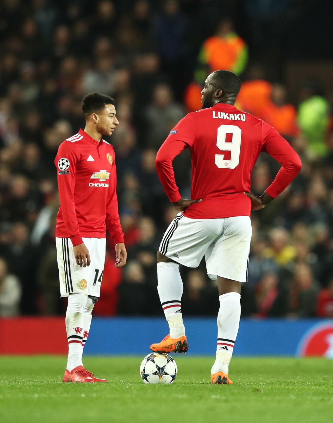 Romelu Lukaku scored but Manchester United still exited in the Champions League to Sevilla Tuesday. 