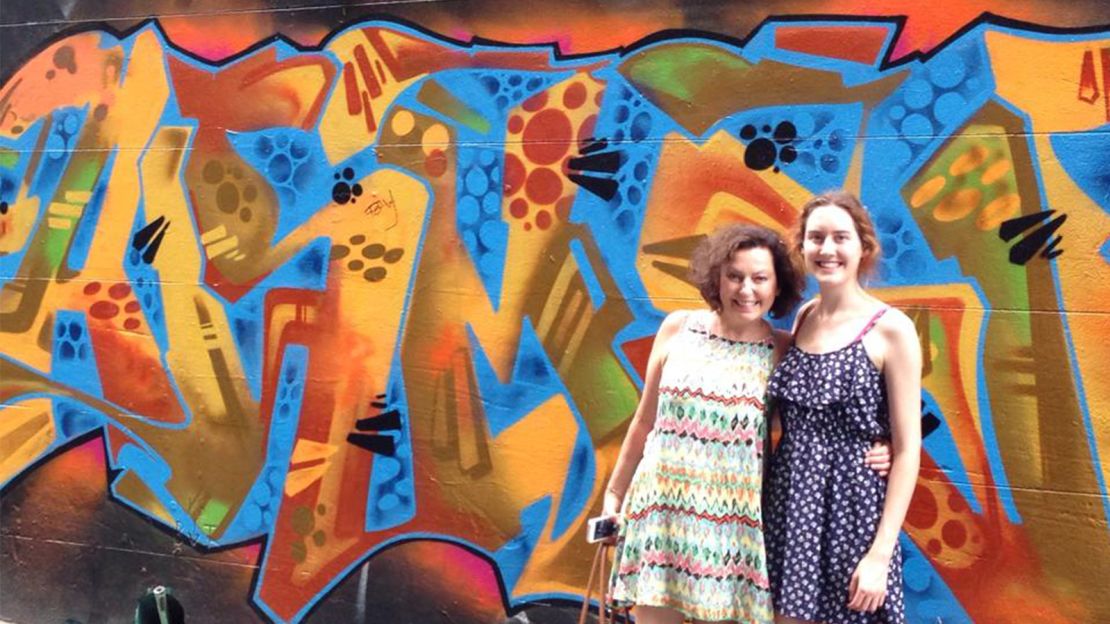 Susan and Giulia Moretti took a street art tour in Melbourne.