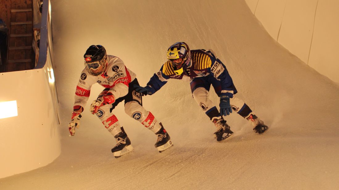 There are few rules, but the main one is that there should be no "intentional" contact between racers.