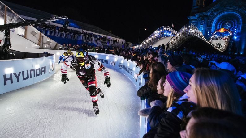 Ice cross organizers are talking to the International Olympic Committee about putting the sport in the Winter Games, which recently added snowboard and ski cross.