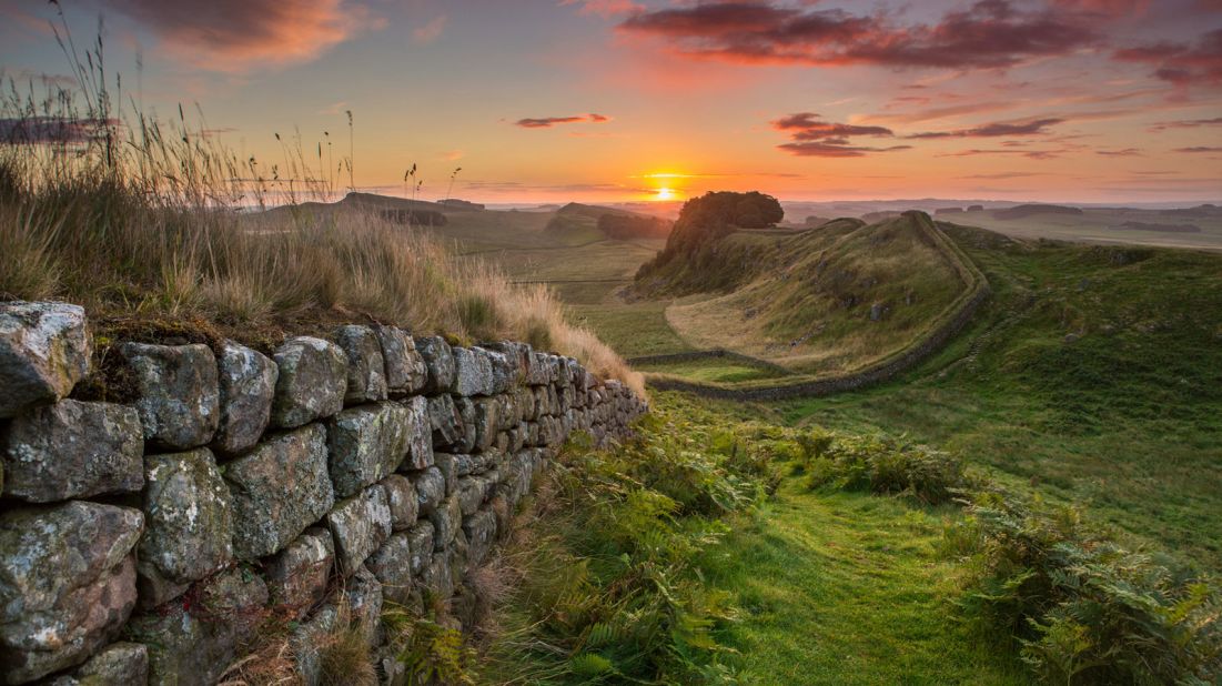 <strong>Hadrian's Wall, Northumberland:  </strong>Extending from one side of England to the other, this one-time northern frontier of the Roman Empire is arguably the greatest historical monument in the country.