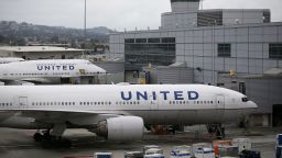 United Airlines planes at San Francisco International Airport.