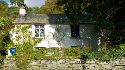 Grasmere's Dove Cottage was home to poet William Wordsworth.