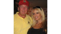A photo of Donald Trump and Stormy Daniels.