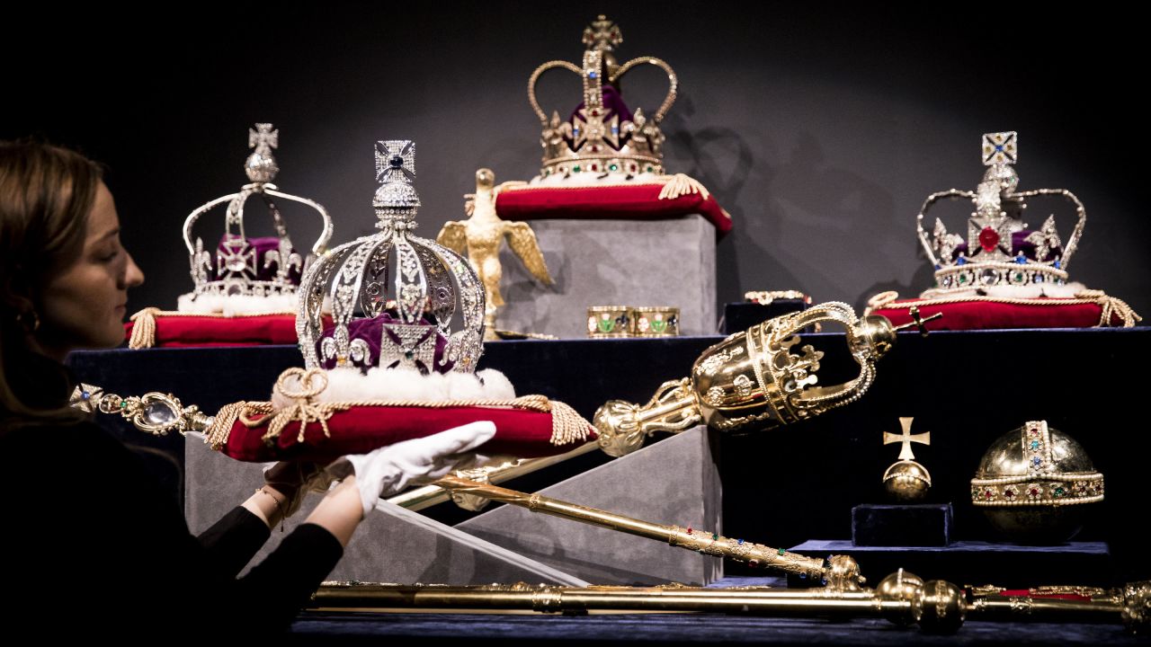 <strong>Real deal: </strong>The jewels you see in the Tower of London are the real deal, but even replica sets are worth thousands. This replica set was made in honor of the Coronation of Queen Elizabeth II in 1953, with an estimated worth of £5,000- £7,000.