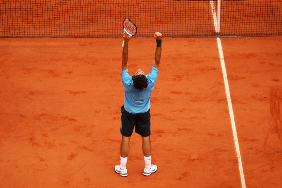After losing to Nadal at the French Open the previous four seasons, he was the last man standing on the red clay at Roland Garros. 