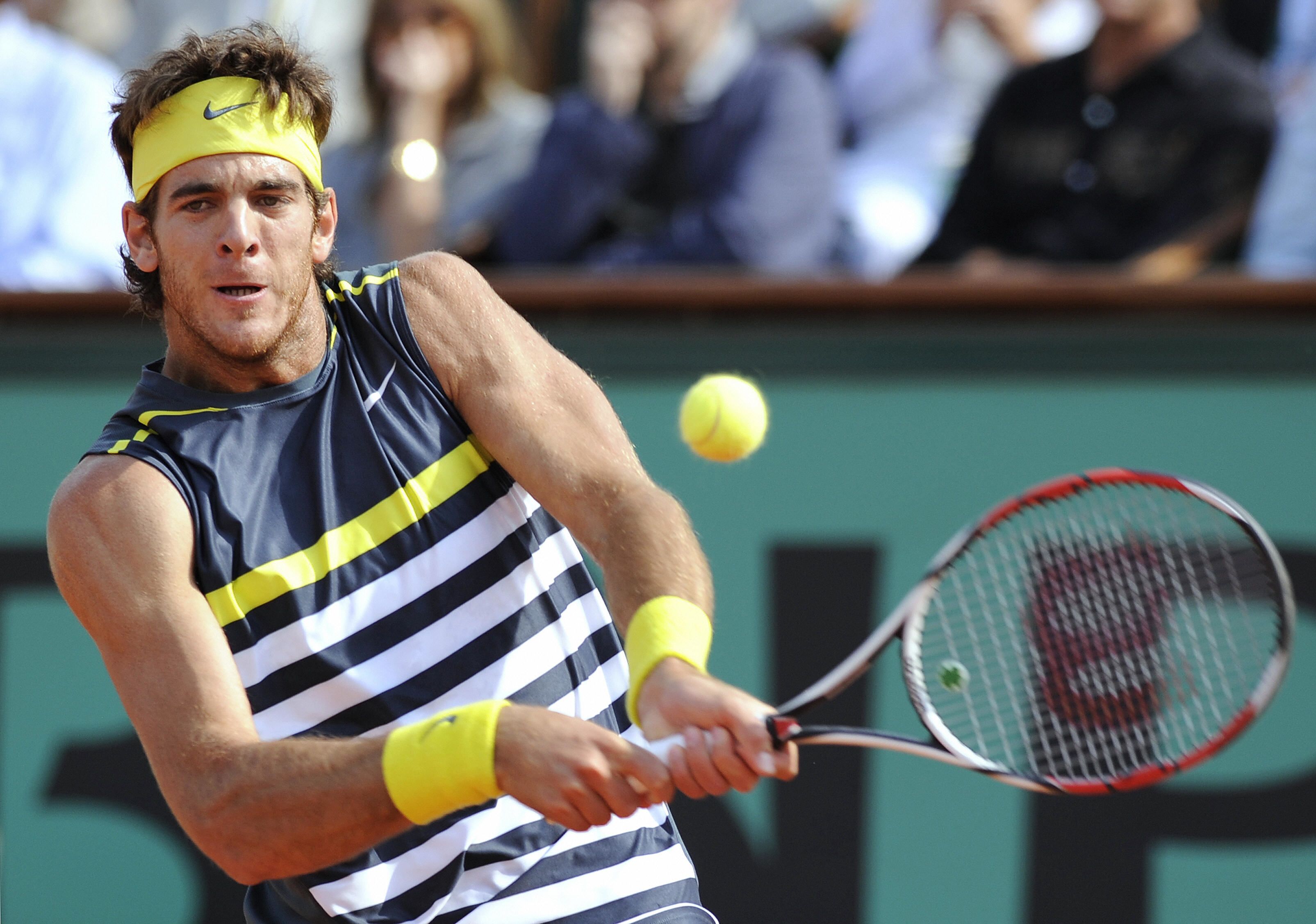 But his five-set battles didn't end there. He also beat Juan Martin del Potro in five sets, before the Argentine suffered all his wrist injuries. 