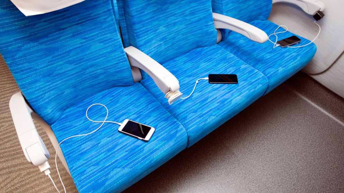 Each seat will have its own power socket.