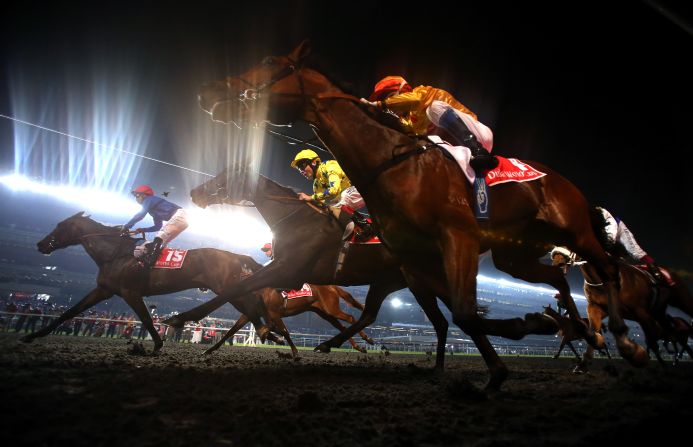 The Dubai World Cup in the blue riband event on the world's richest day of racing with a purse of $30 million up for grabs at the Meydan Racecourse. 