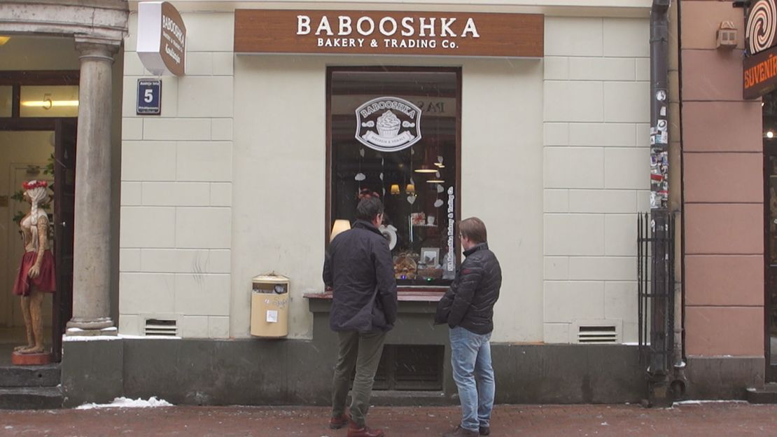 The Babooshka bakery in Riga.