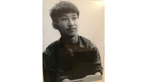 A picture of a young Xi Jinping.