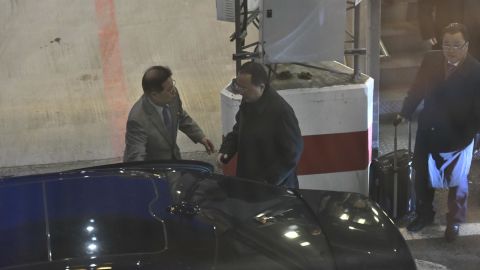 North Korea's Foreign Minister Ri Yong Ho is seen in Sweden.