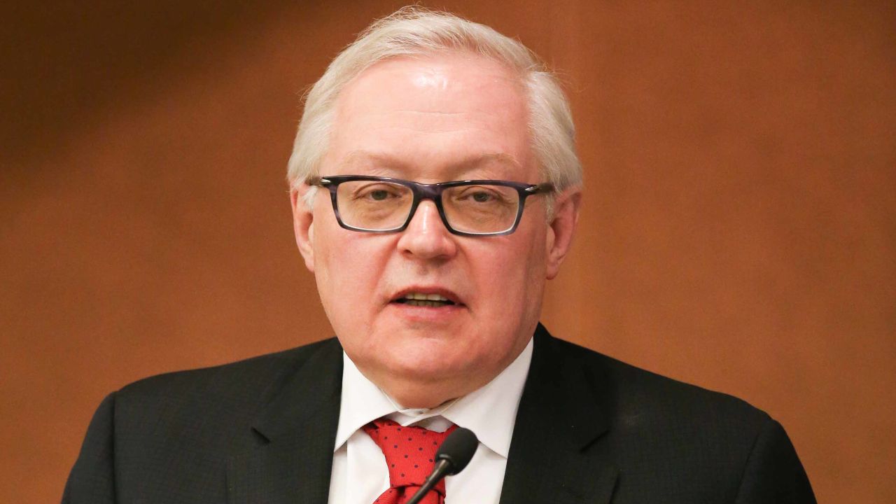 Deputy Foreign Minister Sergei Ryabkov speaks at a plenary meeting of the Russian State Duma in February.