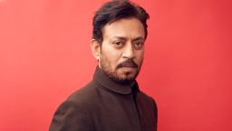 PARK CITY, UT - JANUARY 22:  Irrfan Khan from the film 'Puzzle' poses for a portrait in the YouTube x Getty Images Portrait Studio at 2018 Sundance Film Festival on January 22, 2018 in Park City, Utah.  (Photo by Robby Klein/Getty Images)