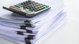 financial paperwork taxes